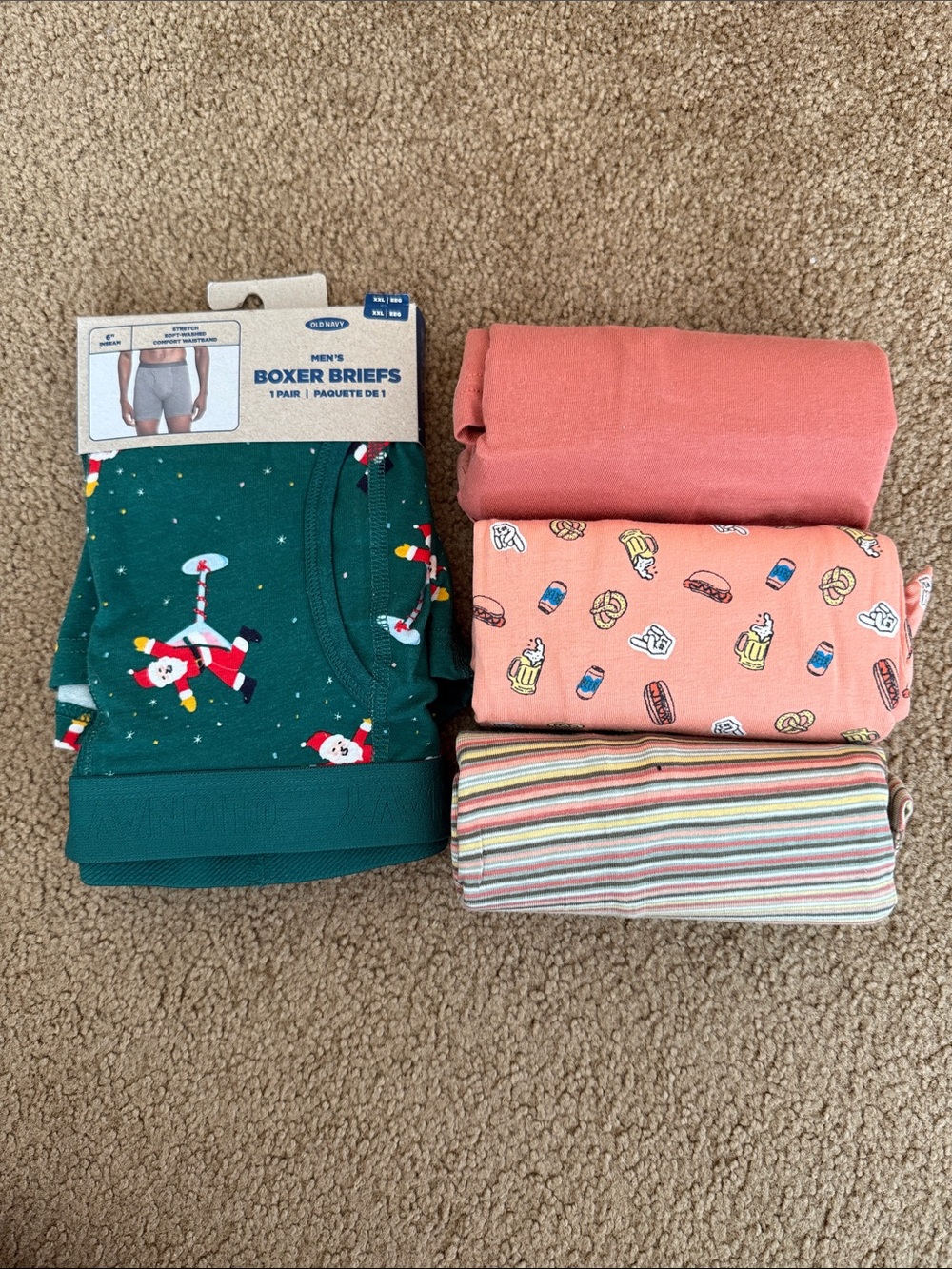 NWT Men's XXL Old Navy Boxer Briefs lot of 4